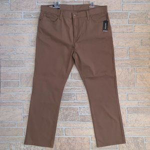 NWT Nautica Classic Fit Oyster Brown Chino 38x30